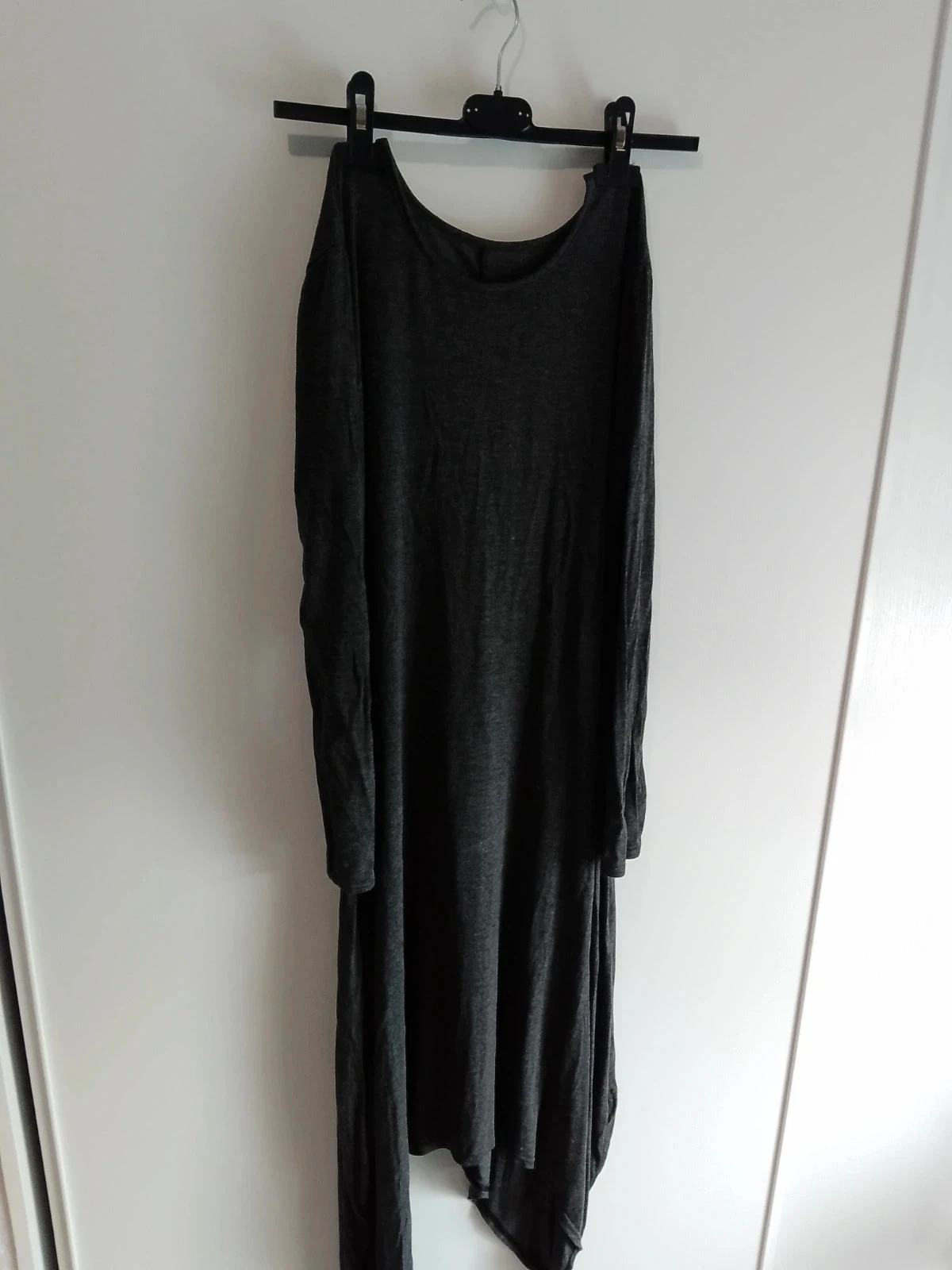Grey jersey bohemian dress size 38 – photo 4